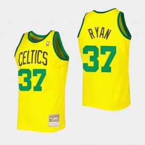 Boston Celtics #37 Matt Ryan Reload 3.0 HWC Limited Gold Jersey