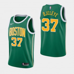 Men's Boston Celtics Semi Ojeleye Earned Green Jersey