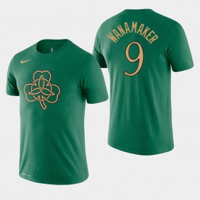 Men's Boston Celtics Brad Wanamaker City Kelly Green 2019-20 Logo T-Shirt