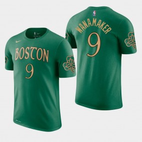 Men's Boston Celtics Brad Wanamaker City Kelly Green 2019-20 T-Shirt