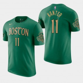 Men's Boston Celtics Enes Kanter City Kelly Green 2019-20 T-Shirt