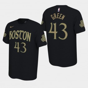 Men's Boston Celtics Javonte Green City Black 2019-20 Variant T-Shirt