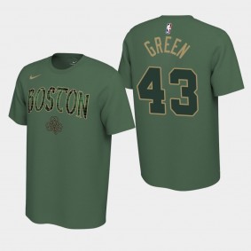 Men's Boston Celtics Javonte Green Earned Green 2019-20 T-Shirt