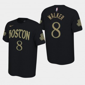 Men's Boston Celtics Kemba Walker City Black 2019-20 Variant T-Shirt
