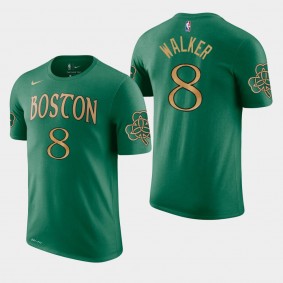 Men's Boston Celtics Kemba Walker City Kelly Green 2019-20 T-Shirt