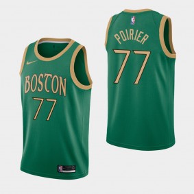 Men's Boston Celtics Vincent Poirier City Kelly Green 2019-20 Jersey