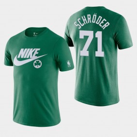Boston Celtics 2021-22 Classic Dennis Schroder Kelly Green T-shirt