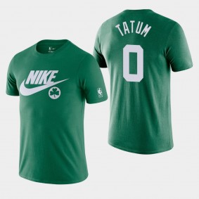 Boston Celtics 2021-22 Classic Jayson Tatum Kelly Green T-shirt