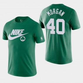 Boston Celtics 2021-22 Classic Juwan Morgan Kelly Green T-shirt
