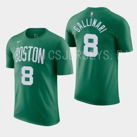Boston Celtics #8 Danilo Gallinari 2022-23 Icon Edition Kelly Green T-shirt