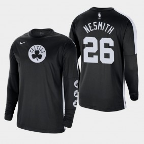 Aaron Nesmith Black Tonal Long Sleeve Shooting Boston Celtics T-Shirt