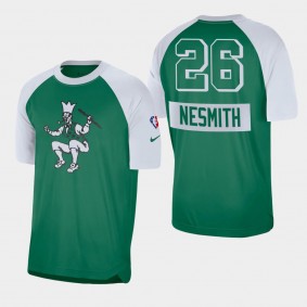 Aaron Nesmith Boston Celtics City Edition Green T-shirt Warmup Shooting