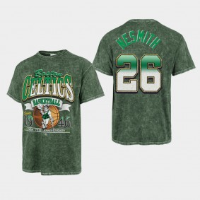 Aaron Nesmith Boston Celtics Mineral Wash Green T-shirt Vintage Tubular