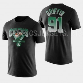 Blake Griffin Mickey Black Boston Celtics T-shirt In the Game
