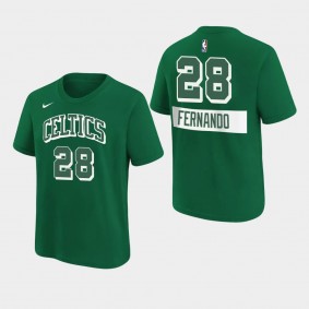Bruno Fernando Boston Celtics City Edition Green T-shirt Player