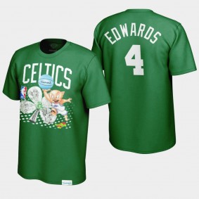 Looney Tunes Boston Celtics Carsen Edward Green Diamond Supply Co. x Space Jam x NBA T-Shirt