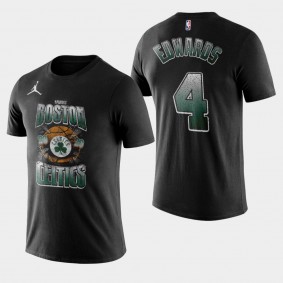 Carsen Edwards 2020 NBA Playoffs Bound Boston Celtics Black Hype T-Shirt