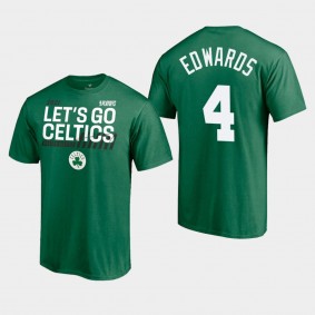 Carsen Edwards Boston Celtics 2021 NBA Playoffs Green Dunk T-Shirt