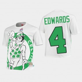 Carsen Edwards Boston Celtics Blown Out White T-Shirt