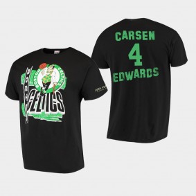 Carsen Edwards Junk Food Black Hometown Boston Celtics T-shirt