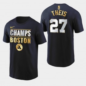 Daniel Theis 2020 Division Champs Boston Celtics Black Limited Edition T-Shirt