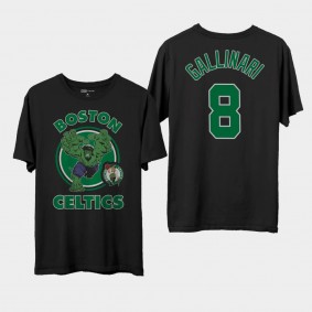 Boston Celtics Marvel Danilo Gallinari Black T-shirt