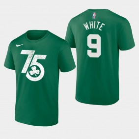 Derrick White Boston Celtics Shooting Performance Kelly Green T-shirt 75TH