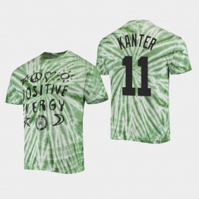 Enes Kanter Positive Message Green Tie-Dye Junk Food Boston Celtics T-Shirt