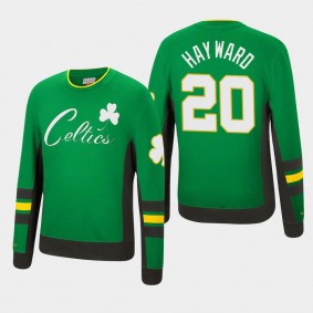 Gordon Hayward Hometown Champs Kelly Green Hardwood Classics Pullover Boston Celtics Sweater