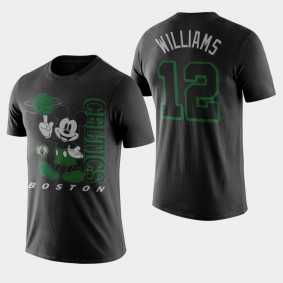 Grant Williams Disney X Junk Food Black Vintage Mickey Baller Boston Celtics T-Shirt