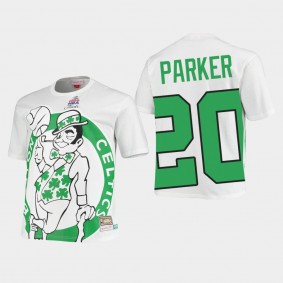 Jabari Parker Boston Celtics Blown Out White T-Shirt