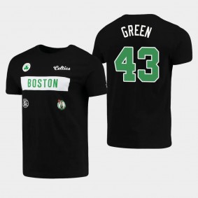 Javonte Green Boston Celtics Team Black New Era T-Shirt