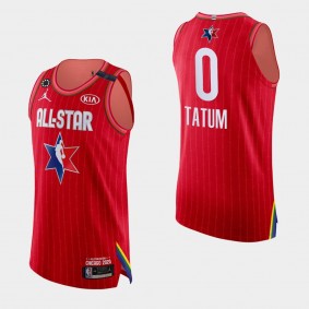 Men's Boston Celtics Jayson Tatum 2020 NBA All-Star Game Authentic Red Jersey