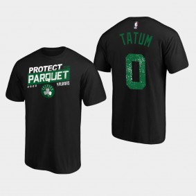 Jayson Tatum 2020 NBA Playoffs Bound Boston Celtics Black ISO Slogan T-Shirt
