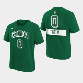 Jayson Tatum Boston Celtics City Edition Green T-shirt Player