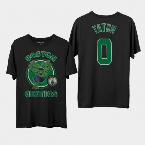 Boston Celtics Marvel Jayson Tatum Black T-shirt