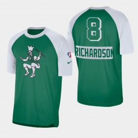 Josh Richardson Boston Celtics City Edition Green T-shirt Warmup Shooting