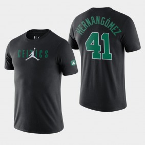 Juancho Hernangomez Boston Celtics Statement Black T-shirt Courtside Supreme