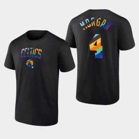 Juwan Morgan Boston Celtics Logo Pride Black T-shirt Fanatics Branded