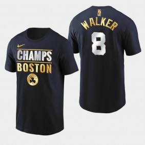 Kemba Walker 2020 Division Champs Boston Celtics Black Limited Edition T-Shirt