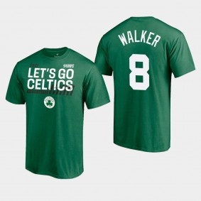 Kemba Walker Boston Celtics 2021 NBA Playoffs Green Dunk T-Shirt
