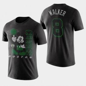 Kemba Walker Disney X Junk Food Black Vintage Mickey Baller Boston Celtics T-Shirt