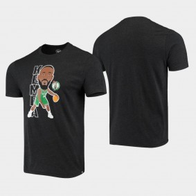 Boston Celtics Kemba Walker Player Graphic Black Bobblehead T-Shirt