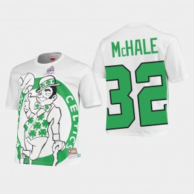 Kevin McHale Boston Celtics Blown Out White T-Shirt
