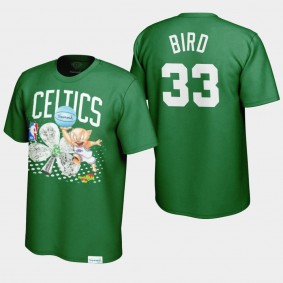 Looney Tunes Boston Celtics Larry Bird Green Diamond Supply Co. x Space Jam x NBA T-Shirt