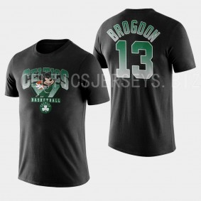 Malcolm Brogdon Mickey Black Boston Celtics T-shirt In the Game