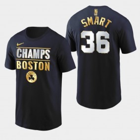 Marcus Smart 2020 Division Champs Boston Celtics Black Limited Edition T-Shirt