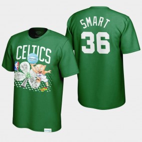 Looney Tunes Boston Celtics Marcus Smart Green Diamond Supply Co. x Space Jam x NBA T-Shirt