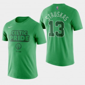 Boston Celtics Celtic Pride Nik Stauskas Green T-shirt