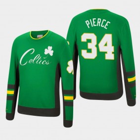 Paul Pierce Hometown Champs Kelly Green Hardwood Classics Pullover Boston Celtics Sweater